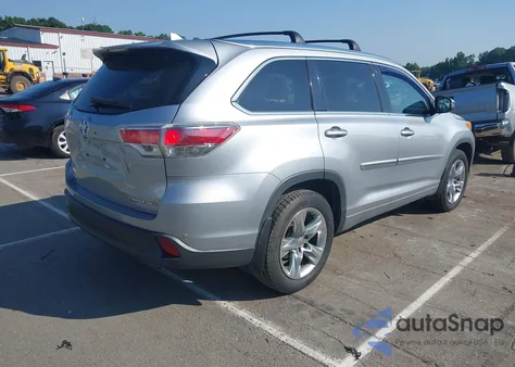 2015 Toyota Highlander Limited Platinum V6 из США, поврежденный, VIN 5TDDKRFH4FS119236